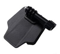 Adaptateur de montage pour vélo Brompton pour caméra d'action et support d'éclairage, construction industrielle en résine, économie d'espace, taille 78 mm, blanc (noir)
