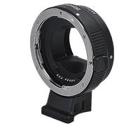 Adaptateur de monture d'objectif AF Commlite Electronic d'objectif EF à appareil à monture E noir
