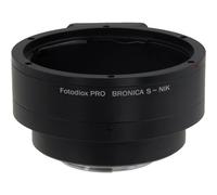 Adaptateur de monture d'objectif Fotodiox Pro : objectif Bronica S SLR vers boîtier d'appareil photo reflex Nikon à monture F