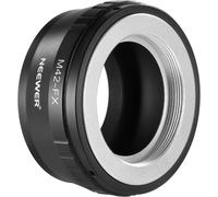 Adaptateur de monture d'objectif M42 vers Fuji X compatible avec les objectifs M42 pour appareils photo hybrides Fujifilm série X (X-T2, X-T3, X-T5).