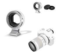 Adaptateur de monture JJC EF/EF-S vers EOS R AF, pied de trépied amovible en métal avec vis 1/4"-20, adaptateur de monture autofocus compatible avec les appareils Canon EOS R1, R, Ra, RP, R3, R5II, R5