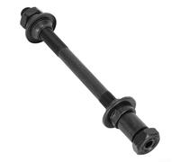 Adaptateur de moyeu à dégagement rapide pour axe avant et arrière creux pour conversion de moyeu de vélo, en acier au carbone, ensemble noir (arrière)