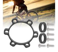 adaptateur de moyeu de fourche de VTT 100-110MM Booster - Base de disque de frein en alliage d'aluminium converti pour une meilleure performance de freinage