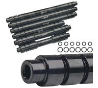 Adaptateur de moyeu de vélo 12 mm ou 15 mm axe traversant vers 9 mm QR pour VTT et vélos de route Outil de conversion de moyeu avant et arrière (100 mm-12to9 mm)