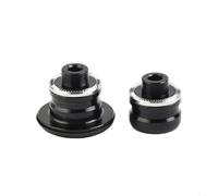 Adaptateur de moyeu de vélo en alliage d'aluminium convertissant à dégagement rapide en essieu traversant pour avant 9 mm à 15 mm, arrière de 10 mm à 12 mm avec espacement de 100 mm et 135 mm (10 x