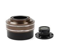 Adaptateur De Moyeu De Volant À Dégagement Rapide Pour Simulateur De Course À 6 Trous Pour MOZA Simagic M10 A/Mini Euro Truck 70 Mm QR040 Moyeux de Volant(Brun)