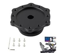 Adaptateur de moyeu de volant, adaptateur de volant en aluminium, pièces de rechange pour systèmes de course compatibles avec consoles courantes et accessoires de jeu pour hommes, adolescents et