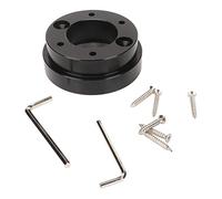 Adaptateur de Moyeu de Volant de 2,76 Pouces, Adaptateur de Commande de Volant en Alliage D'aluminium pour G25 G27 G29 G920, pour pour Sparco et (13-14 Pouces) (Noir)