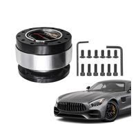 Adaptateur de moyeu de volant en aluminium et plastique - Kit de libération rapide pour voiture - Adaptateur de moyeu de course - Remplacement léger - Installation facile - Performance améliorée