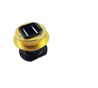 Adaptateur de moyeu de volant QR1 / QR2 Simulateur de jeu de course côté roue Volant en métal à dégagement rapide Compatible avec l'adaptateur de base de moyeu de roue FANATEC (QR1)(Golden Qr2)