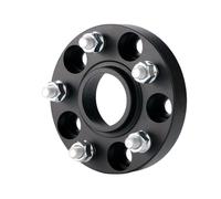 Adaptateur de moyeu en Aluminium Noir M14x1,5 pour Wrangler 2018-2024, entraxe 5x127, axe Central 71,6 mm, 1 pièce (Noir 40 mm).