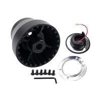 Adaptateur De Moyeu,Moyeu De Volant Kit de Pilotage de Course de Course Noire Hub Adapter Kit de d'ajustement Convient Utilisation adaptée for BMW E30 PQY-HUB-E30