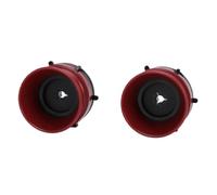 Adaptateur de Moyeu Nab, Adaptateur d'arbre Optique de 10 Pouces pour Magnétophones Bobine à Bobine, Conception ABS Robuste Adaptée à et Akai, 2 Paquets (Rouge)