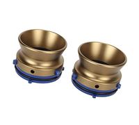 Adaptateur de Moyeu Nab Poli, Poignée en Métal en Alliage d'aluminium 1 Paire de Dispositif de Chargement Universel 10 Pouces Ouvre-boîte pour Magnétophone à Bobine (Bronze)