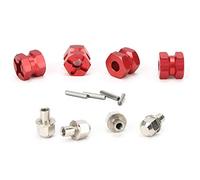Adaptateur de moyeu RC, Adaptateur Hexagonal de moyeu RC de 12 mm, moyeu de Roue hexagonale Adaptateur de pièce de Voiture Rc en métal pour Traxxas Hsp(Length 12mm)