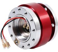 Adaptateur de moyeu universel 6 trous pour volant à boule à dégagement rapide Snap Off Boss Kit Rouge