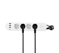 Adaptateur De Multiprise Européenne | Adaptateur de Voyage Multiport pour l'europe,Extenseur de Prises Portable Multifonction pour Appareils Électriques Téléphones