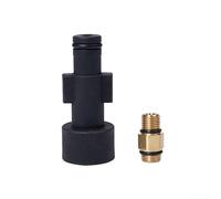 Adaptateur de nettoyeur de voiture haute pression, buse en laiton et mousse plastique de 6,35 mm pour nettoyeurs haute pression, interface à connexion rapide 10/13, raccord résistant pour les tâches