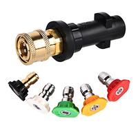 Adaptateur de nettoyeur haute pression à connexion rapide : 1/4",Raccord rapide pour Karcher K2-K3 Series,Plusieurs degrés,3600 psi