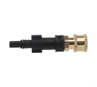 Adaptateur de nettoyeur haute pression à connexion rapide de 6,35 mm pour Karcher K2 à K5, M22 filetage femelle de 14 mm, raccord en laiton et nylon robuste pour outils de nettoyage de buse en mousse