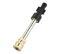 Adaptateur de nettoyeur haute pression de 35,6 cm - Convertisseur de lavage de voiture - 3600 PSI - Connecteur en acier inoxydable en laiton compatible avec les buses de pulvérisation et les buses en