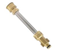 Adaptateur de nettoyeur haute pression de 6, 3 pouces, raccord rapide de 1 / 4 pouces, raccord de sortie de poignée en laiton et en acier inoxydable pour utilisation de buse et travaux de lavage en