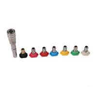 Adaptateur de nettoyeur haute pression en acier inoxydable de 10,2 cm à connexion rapide pour Nilfisk KEW et marques compatibles - Longue durée de vie, outil, installation