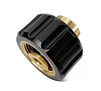 Adaptateur de nettoyeur haute pression pour Kärcher M22 x 1,5 vers 1/4" - M22 x 1,5 - Adaptateur de filetage intérieur 1/4" pour nettoyeur haute pression - Convient pour Kärcher, Kränzle, Nilfisk