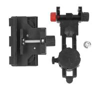 Adaptateur de niveau du support de réglage fin UADME, ABS ABS à 360 degrés Support ajusté L Base de pivotage avec plafond mur à clip, accessoires de niveau, accessoires de niveau