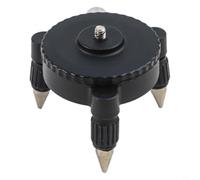 Adaptateur de niveau fileté 1/4 vers 5/8 Trépied pour caméra de base rotative Télescope Construction Équipement d'arpentage Métal
