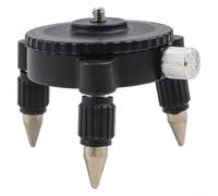 Adaptateur de niveau robuste pour trépied de 6,35 mm | S'adapte aux trépieds standard, filetage inférieur de 1,6 cm, support stable, outils d'arpentage, installation facile