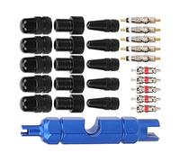 Adaptateur de noyau de valve - Capuchon de valve - Facteur de sécurité élevé - Accessoires de pompe à vélo pour vélos et voitures - 26 pièces précises pour les cyclistes et les conducteurs