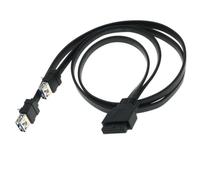 Adaptateur de Panneau Avant 20 Broches à 2 Ports USB 3.0, Vitesse de 0.6m avec Pied Fixe, Compatible avec PC de Bureau, boîtier d'ordinateur, châssis