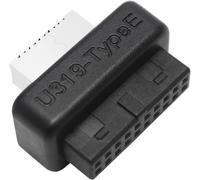 Adaptateur de Panneau Avant USB Vertical USB 3.1 Prise du Panneau Avant Key-A Type-E Stable USB 3.0 19Pin / 20Pin vers Type-C