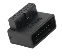 Adaptateur de panneau frontal USB 3.0 coude à 90 19 broches vers en-tête 20 broches pour carte mère PC