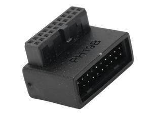 Adaptateur de panneau frontal USB 3.0 coude à 90 19 broches vers en-tête 20 broches pour carte mère PC