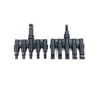 Adaptateur de panneau solaire photovoltaïque 2Y 3Y 4Y Connecteur de câble à cinq voies de type Y Connexion parallèle de l'assemblage de la plaque de batterie(5T 1 Pair)