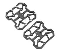 Adaptateur de Pédale de Vélo, 1 Paire Adaptateur Clipless Vélo Adaptateurs de Plate-Forme de Pédale de Bicyclette de Vélo en Alliage d'Aluminium(Noir)