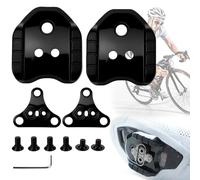 Adaptateur De Pédale De Vélo, Cales De Pédale De Vélo, Adaptateur Pedale Plate SPD, avec Vis, pour Pedale Velo Route, compatibles avec SPD SL SM-SH10/SH11/SH12, Noir