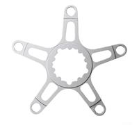 Adaptateur de pédalier en alliage d'aluminium 6061 pour pédalier à montage direct, se convertit facilement en 110BCD ou 130BCD (130BCD argenté)