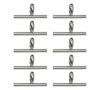 Adaptateur de pendentif pratique antirouille multifonction pour un usage quotidien Broche en acier inoxydable Convertisseur de pendentif, 15mm, Comme décrit