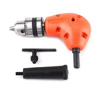 Adaptateur de Perceuse à 90 Degrés Adaptateur D'Angle de 9,5 Mm, Fixation de Perceuse à Angle Droit Tige Ronde Poignée de Fixation de Perceuse à Angle Droit avec e Mandrin
