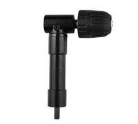 Adaptateur de perceuse à angle droit à 90 degrés - Tête de conversion de mandrin à trois mâchoires avec tige de 8 mm - Extension de foret en métal pour perçage d'angle dans des espaces restreints