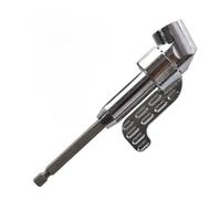 Adaptateur de perceuse à angle droit | Mandrin à tige hexagonale, adaptateur pliable à 105 degrés pour espaces réduits, accessoires d'outils de menuiserie