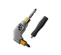 Adaptateur de perceuse à angle droit - Outil d'extension pour perceuse électrique - Outil manuel dans diverses conditions de travail - Embout de tournevis à double tête