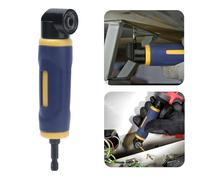 Adaptateur de Perceuse à Angle Droit, Pilote d'extension à 90 Degrés Jaune Bleu pour Outil de Travail du Bois