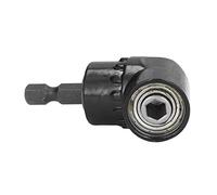 Adaptateur de Perceuse à Angle Droit, Porte-Embout coudé, Tige Hexagonale de 1 ou 4 Pouces, Acier au Chrome Vanadium, Fixation de Porte-Embout Magnétique, Travail Facile avec
