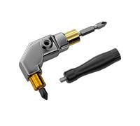 Adaptateur de perceuse à angle droit rotatif à 90 degrés, zones confinées adaptées à la perceuse électrique, pilote d ' écrou, assemblage de travail, verrouillage de l ' embout d ' angle droit