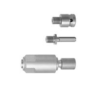 Adaptateur de perceuse à changement rapide, accessoires de conversion sans fil, jeu d'adaptateurs de douilles hexagonales à carrées de 1/4 pouces avec couple élevé, acier au chrome vanadium avec finit