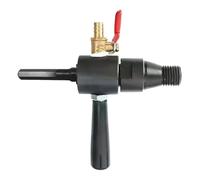 Adaptateur De Perceuse À Eau - Kit De Conversion De Perceuse, Bielle Pour Marteau Électrique, Valve D' D'eau En Cuivre | Lien D'outil Rotatif Robuste, Contrôle De Débit À Haute Pression Pour